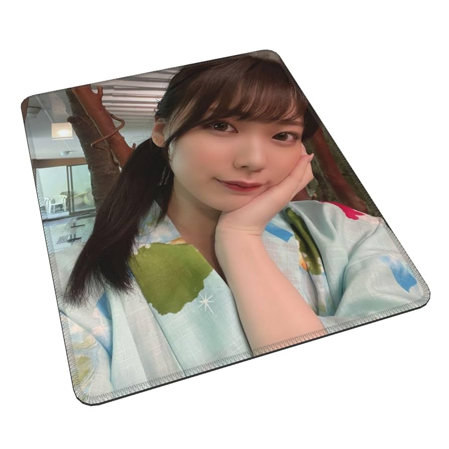 Amazon.co.jp: 石川澪 マウスパッド ゲーミング かわいい ラバー